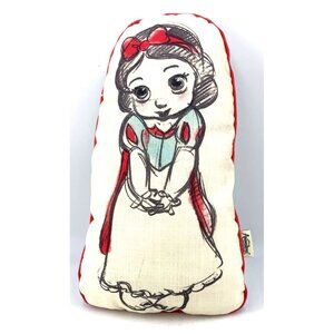 Disney Store Animators Collection Snow White Figural Decorative Pillow 14" x 8"